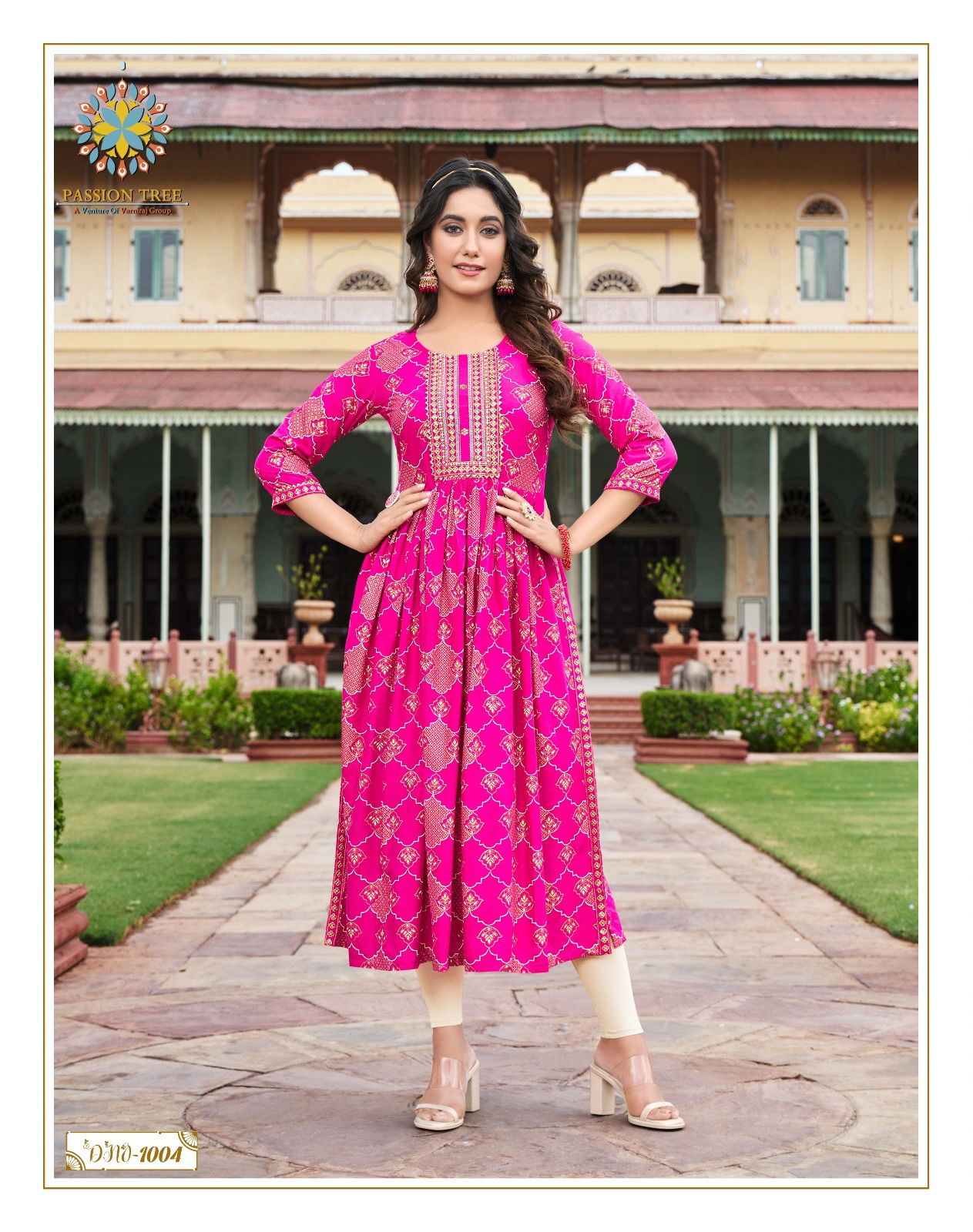Monza Vol 1 By Passion Tree Nayra Cut Designer Kurtis
